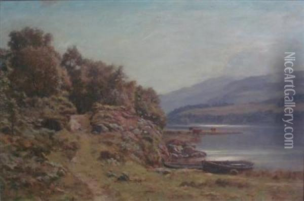 Loch Vennacher Oil Painting - Duncan Cameron
