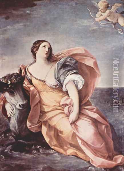 Robbery of Europe Oil Painting - Guido Reni