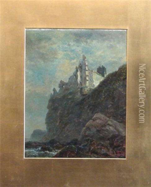 Castle Oil Painting - Thomas J. Banks