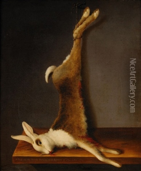 Dod Hare Oil Painting - James Lambert the Elder