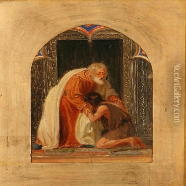 The Prodigal Son Oil Painting - Wilhelm Marstrand