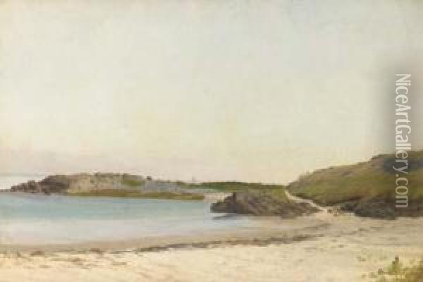 Wilbur's Point, Sconticut Neck, Fairhaven, Massachusetts Oil Painting - William Bradford