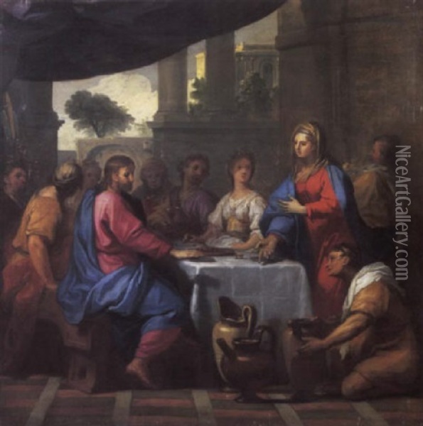 The Marriage At Cana Oil Painting - Benedetto Luti