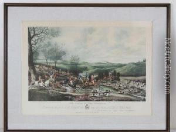 The Chase On The Roebuck Oil Painting - Henry Thomas Alken
