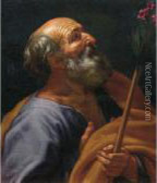 San Giuseppe Oil Painting - Baldassarre Franceschini