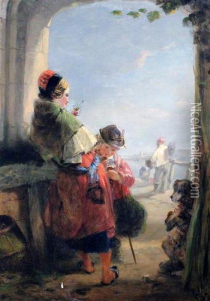 Awaiting The Fishermans Return Oil Painting - William Collins
