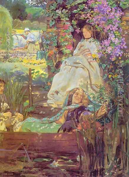 Truly the light is sweet... Oil Painting - John Byam Liston Shaw