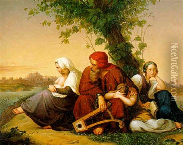 Scena Biblica Oil Painting - Johann Friedrich Overbeck