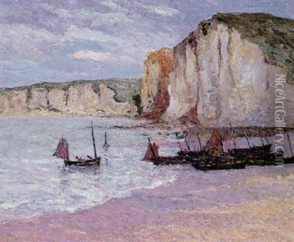 Le Port Au Crepuscule Oil Painting - Maxime Maufra