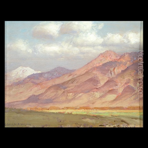 Ogallala Dakota Oil Painting - Maynard Dixon
