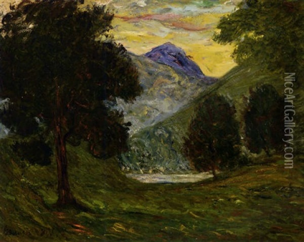 Le Vallee De Glencoe-ecosse Oil Painting - Maxime Maufra