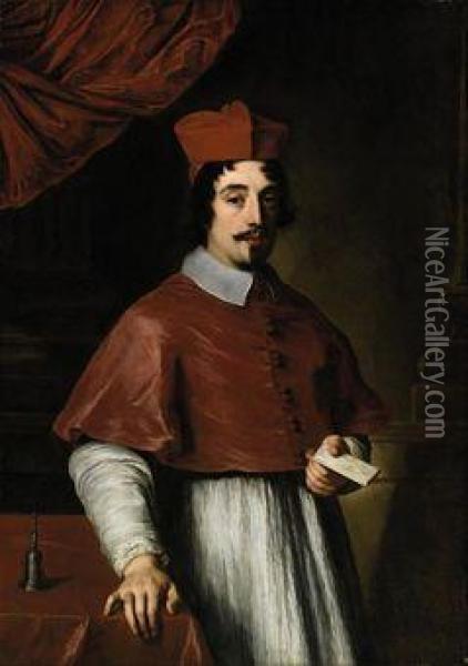 Ritratto Del Cardinale Francesco Nerli Oil Painting - Jacob Ferdinand Voet