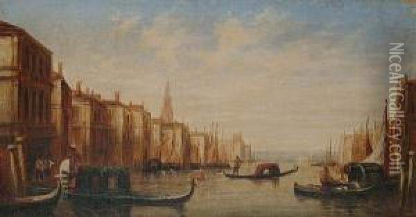 Venetian View Oil Painting - Francis Maltino