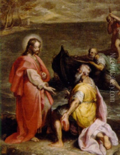 The Calling Of Saint Peter Oil Painting - Federico Barocci