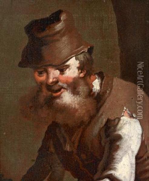 Bildnis Eines Bartigen Mannes Oil Painting - Martin Dichtl