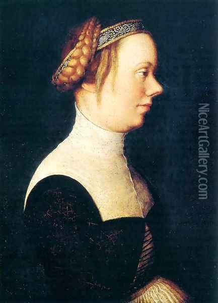 Portrait of a Woman Oil Painting - Hans, The Elder Holbein