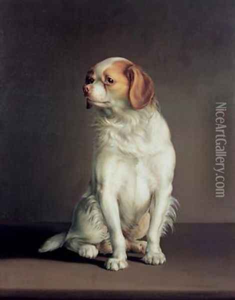 Portrait of a King Charles Spaniel Oil Painting - Louis Leopold Boilly