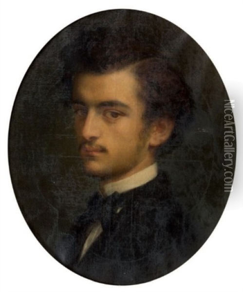 Portrait De Gustave Pereire Oil Painting - Alexandre Cabanel