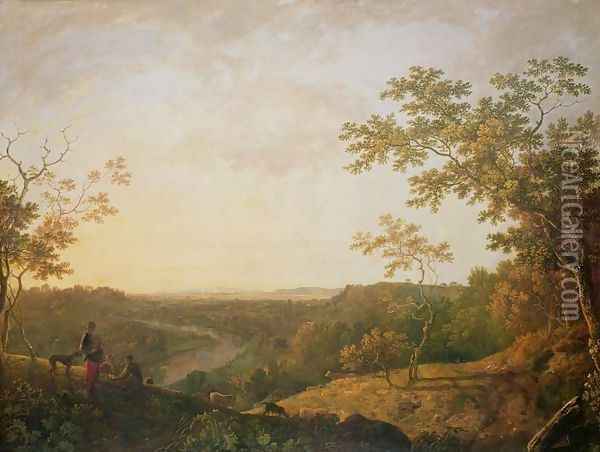 View of the River Dee, c.1761 Oil Painting - Richard Wilson