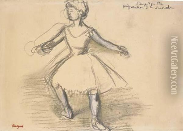 Danseuse Oil Painting - Edgar Degas