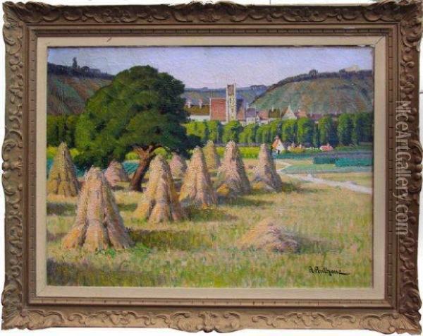 Les Environs D'auvers-sur-oise Oil Painting - Gustave Anthone