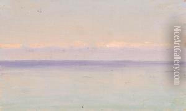 Calm Sea Oil Painting - Nikolai Nikanorovich Dubovsky