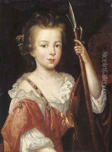 Portrait of a girl Oil Painting - Mary Beale