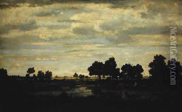 Landscape Oil Painting - Theodore Rousseau