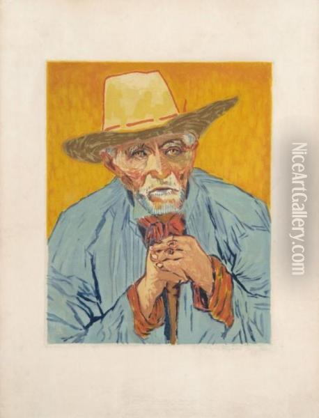 Le Paysan Oil Painting - Vincent Van Gogh