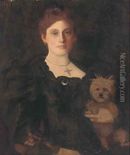 Portrait of a lady Oil Painting - Maud Porter