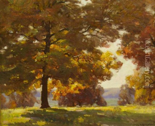 October Sunlight Oil Painting - Paul Turner Sargent