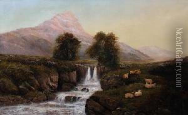 Langdale Valley, Cumerland Oil Painting - Charles Henry Passey