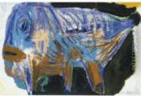Animal Oil Painting - Karl Appel