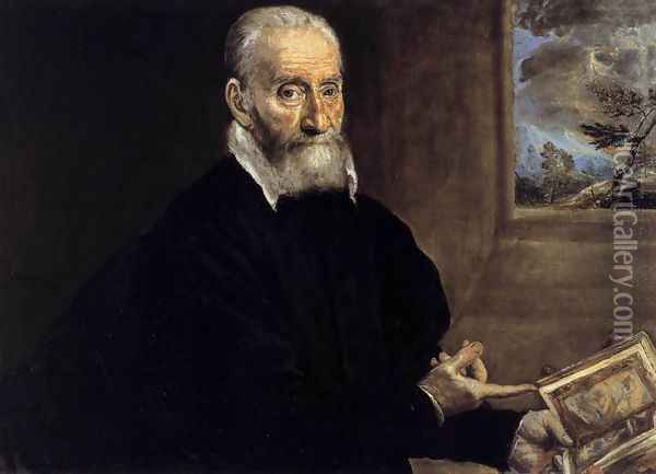 Giulio Clovio 1571-72 Oil Painting - El Greco (Domenikos Theotokopoulos)