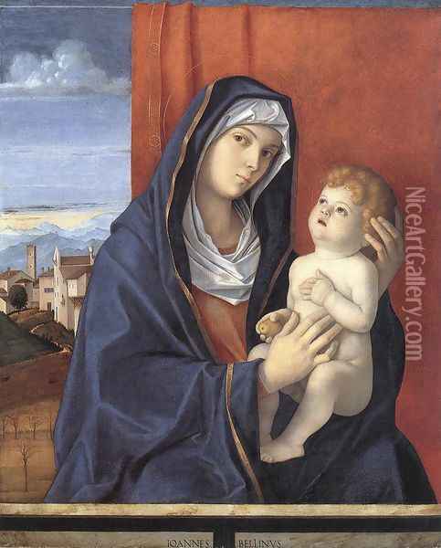 Madonna and Child 1485-90 Oil Painting - Giovanni Bellini