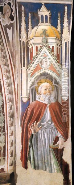 St Ambrose Oil Painting - Giovanni Di Piamonte