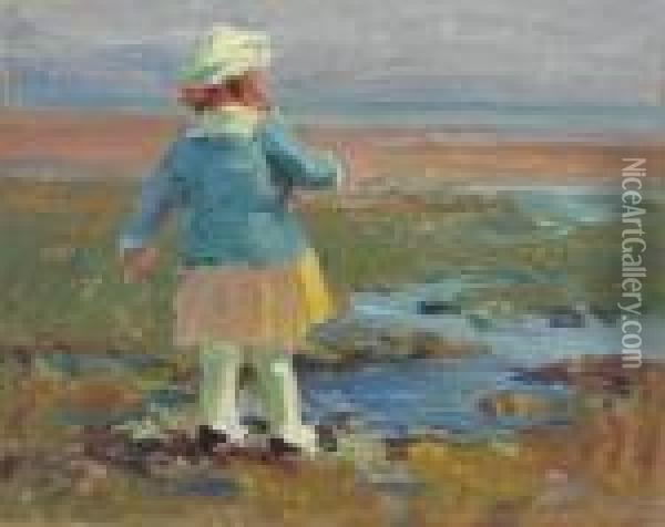 Gazing Out To Sea Oil Painting - Edward Henry Potthast