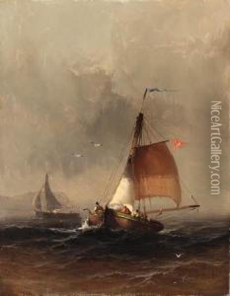 Making For The Harbor Oil Painting - Franklin Briscoe