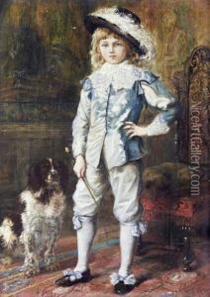 The Young Master Oil Painting - William Henry Hamilton Trood