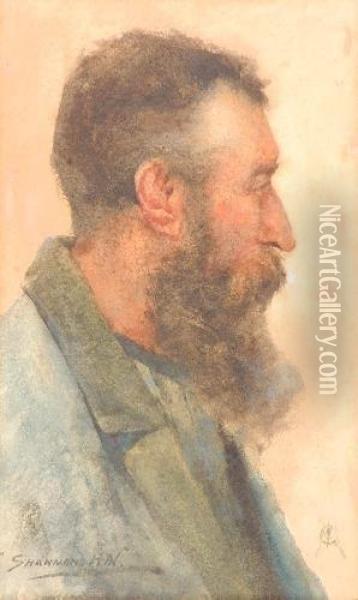 Shannan R N Oil Painting - Charles MacIvor or MacIver Grierson