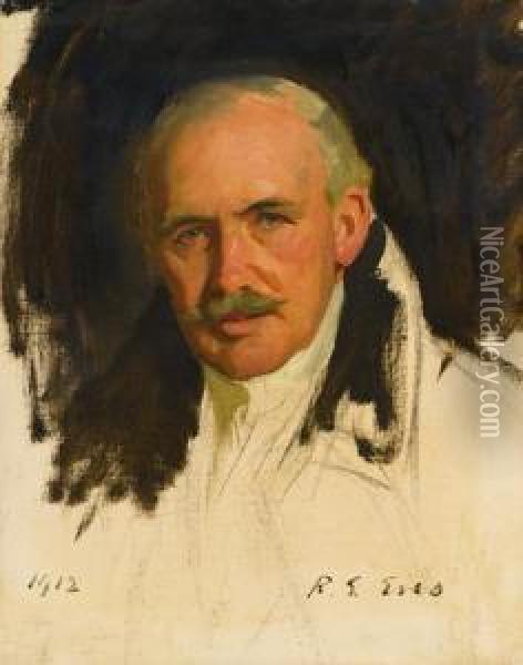 Portrait Of Sir James Jebusa Shannon Oil Painting - Reginald Grenville Eves