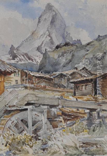 The Matterhorn Oil Painting - John Fulleylove