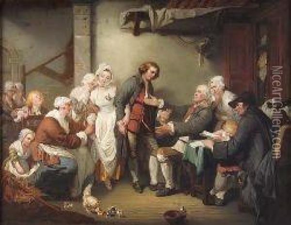 The Village Bride Oil Painting - Alexander Carse