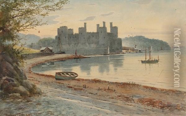 Conway Castle Oil Painting - Warren Williams