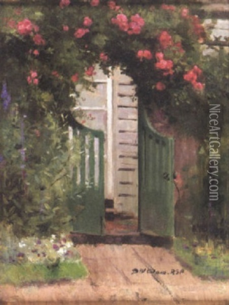 Entrance To The Studio Oil Painting - Patrick William Adam