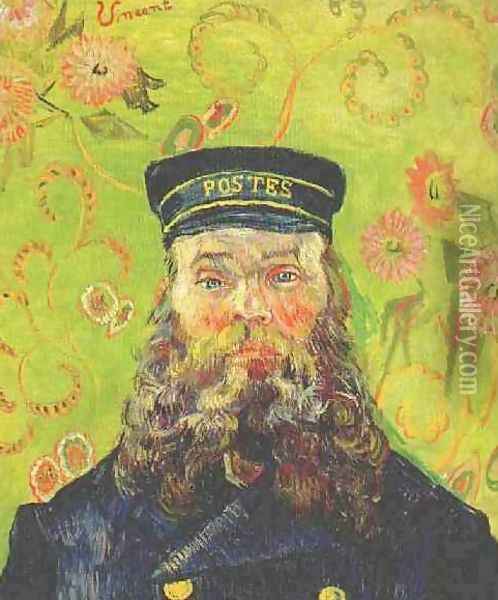 Portrait Of The Postman Joseph Roulin IV Oil Painting - Vincent Van Gogh