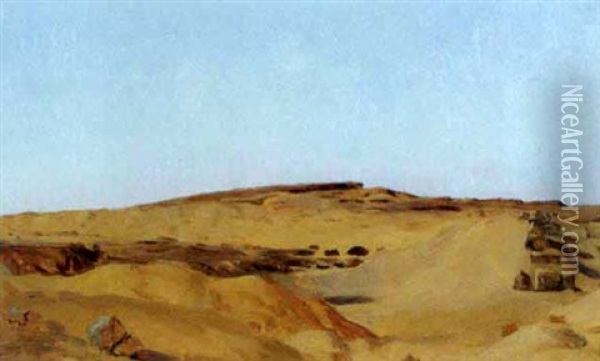 Near The Nile, Upper Egypt Oil Painting - Matthew Ridley Corbet
