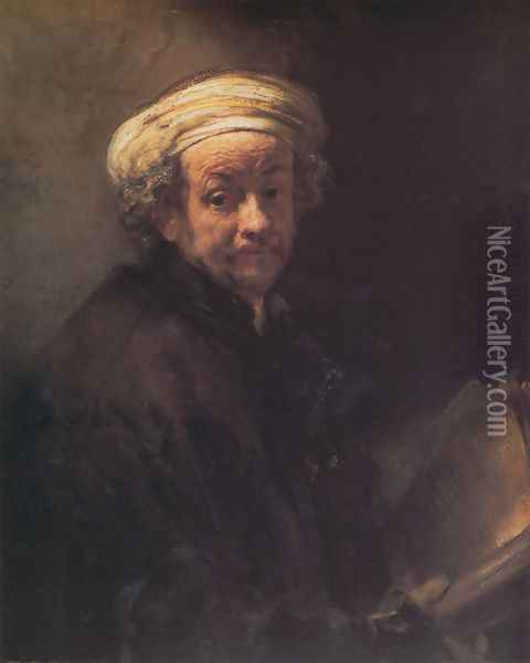 Self-portrait as the Apostle Paul Oil Painting - Rembrandt Van Rijn