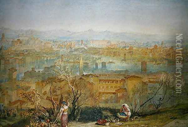 Rome from San Pietro Oil Painting - Joseph Mallord William Turner