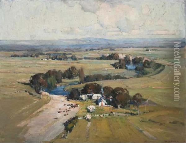 Road To Ballarat Oil Painting - William Dunn Knox